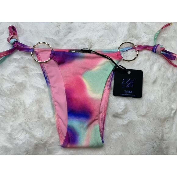 Honey Birdette ATHENA🩷 Pink Ombre Cheeky Swim Bottom XS - Picture 2 of 3